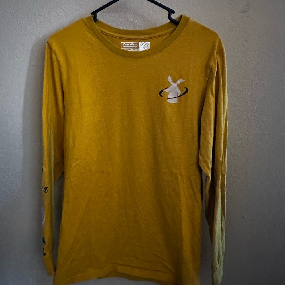 Dutch Bros Mustard Long Sleeve Tee